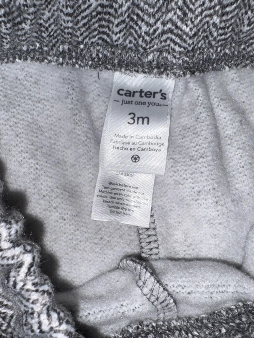 Carter's Heather Gray Shawl Collar two-Piece suit